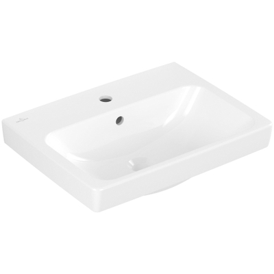 Villeroy & Boch Architectura Wastafel - 42x55cm - met kraangat - geslepen onderkant - White Alpine (glans wit)