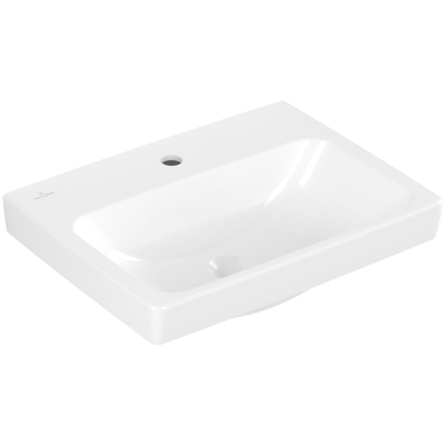 Villeroy & Boch Architectura Wastafel - 42x55cm - met kraangat - geslepen onderkant - White Alpine (glans wit)