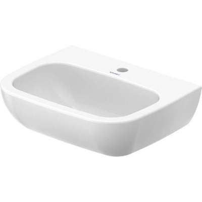 Duravit D Code Med lavabo 55x43cm avec trou de robinet sans trop-plein blanc