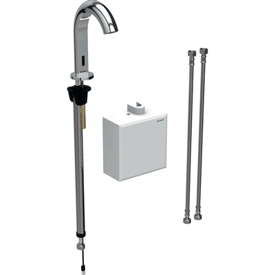 Geberit Piave Robinets électroniques robinet lavabo électronique pour eau froide pour alimentation sur piles chrome