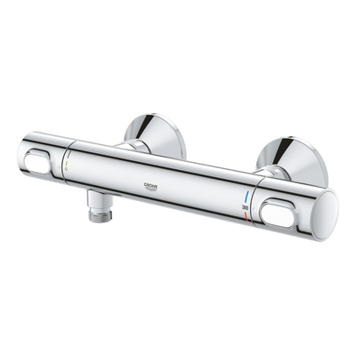 Grohe Precision Flow Thermostatische Douchemengkraan - HOH 15cm - chroom