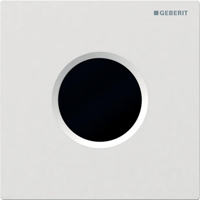 Geberit Sigma 01 Plaque de commande pour WC infrarouge 13x13cm encastrable Blanc