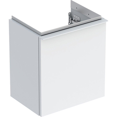 Geberit iCon meuble sous-lavabo de lavabo 37x41.5x27.9cm 1 porte à gauche avec softclose panneau de particules Blanc