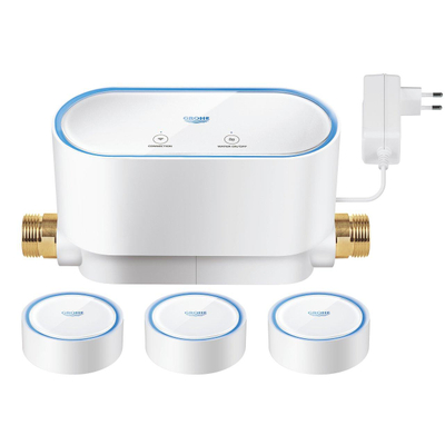 GROHE Sense smart water control + 3 x smart water sensor blanc