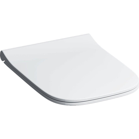 Geberit Smyle Square closetzitting - met deksel - met softclose sandwichvorm topfix wit 500240011 - wit SW417373