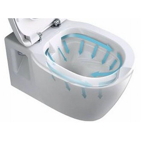Ideal Standard Connect hangtoilet – Rimless – diepte 54 cm – glans wit IdealPlus GA12137