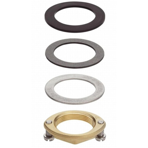 Hansgrohe Allegra Schachtbevestigingsset compleet - messing (goud) GA52902