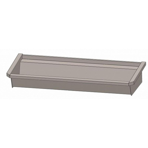 Intersan Sanilav gouttière de lavage 120cm sans conduites sans robinets inox 304 GA32546
