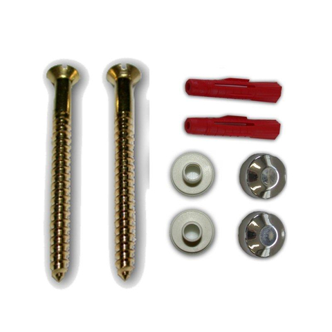 De Beer top set vis pour cuvette 6 0x100mm. chrome GA75947