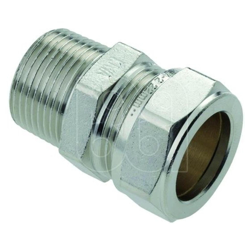 Bonfix vernikkeld knel puntstuk 1/2 x15 mm conisch gastec / kiwa 8911223