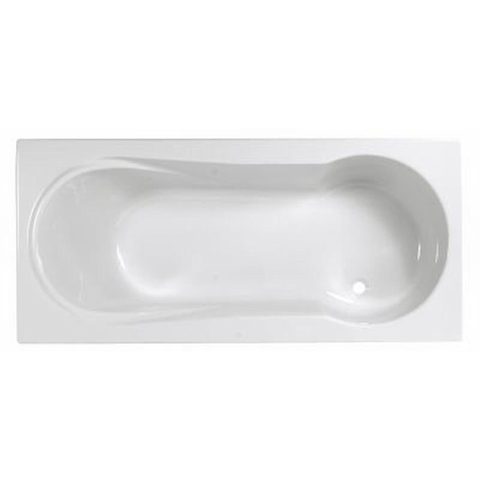 Wisa Fontana Baignoire sans tablier Rectangulaire 170x70cm acrylique blanc SW48731