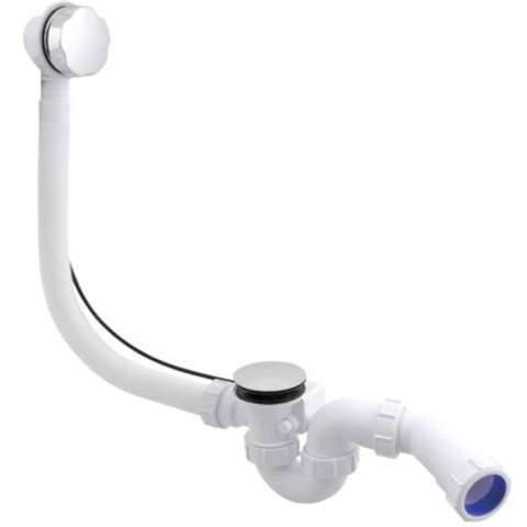 Walraven Mcalpine Ensemble vidage de baignoire - commande rotative - chromé GA49028