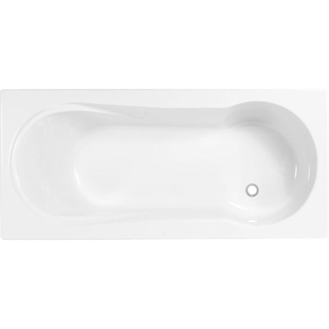 Wisa Fontana Baignoire acrylique rectangulaire 160x70x41cm blanc 0790046