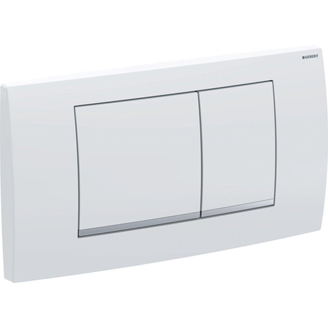 Geberit Twinline bedieningsplaat frontbediening easy-to-clean - mat chroom OUTLETSTORE STORE45461