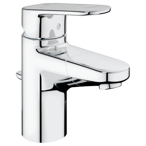 Grohe Europlus 3 wastafelkraan met uittrekbare uitloop en waste chroom TWEEDEKANS OUT6649