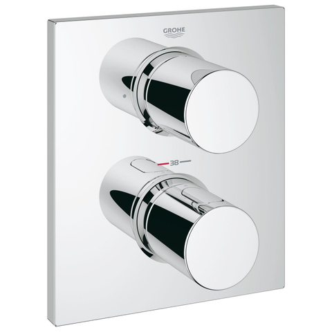 GROHE Grohtherm F afbouwdeel inbouwkraan - thermostatisch - met omstel - chroom 0437908