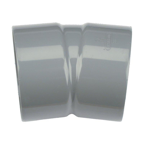 Wavin PVC lijm bocht 30° mof/mof 110mm 2101297