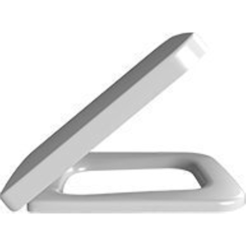 Villeroy & Boch Architectura Omnia Architectura closetzitting - met deksel hoekig - White Alpine (glans wit) 0124391