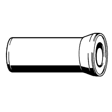 Viega raccord de cuvette droit 110x400mm blanc GA75469