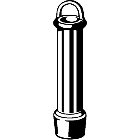 Viega Standbuis 1 1/2"X120 Mm. Chroom GA75414