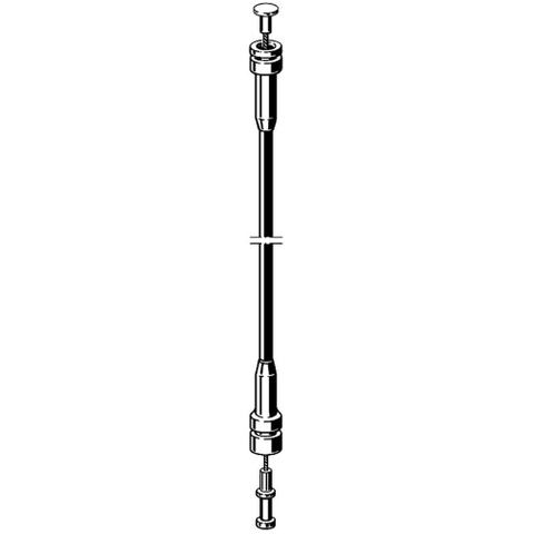 Viega câble pour commande de vidage de baignoire 1070mm noir GA68020