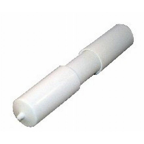 De Beer Closetrolhouder Inzet Met Veer Wit GA29904
