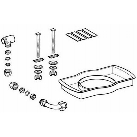 Geberit AquaClean wateraansluitset - 4000 standaard 0700327
