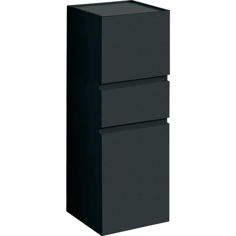 Geberit Renova Plan halfhoge kast - 2 deur - 1 la - 105cm - mat lava (grijs) SW681475