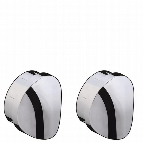 Hansgrohe Unica C Divers afdekkapje transparant - 2 stuks - chroom GA29590