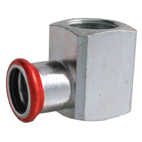Bonfix Press staalverzinkt articulation du coude 90° avec long bi.dr. rp1/2 bix15mm 8407787