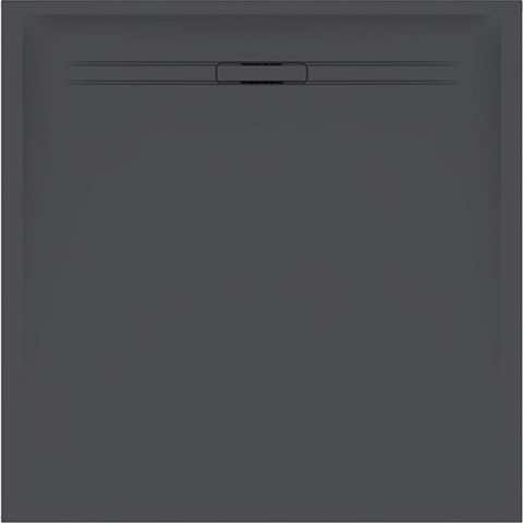 Geberit Sestra Douchevloer - 90x90cm - grafiet leisteen (antraciet) SW547015
