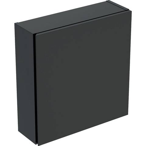 Geberit ICon bovenkast - 45x46.7x15cm - 1 deur - met softclose - spaanplaat - mat lava (grijs) SW637603