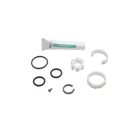 Hansgrohe Dichtingsset - voor kranen - met hoge - draaibare uitloop - zwart/wit (zwart) GA52850