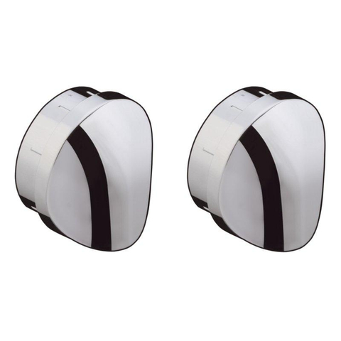 Hansgrohe Unica C Divers afdekkapje transparant - 2 stuks - chroom GA29590