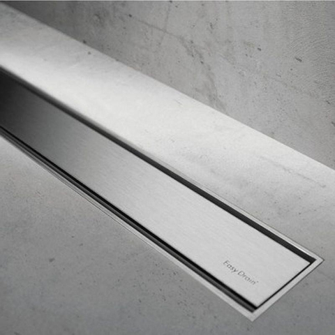 Easydrain Compact taf verlaagd douchegoot rooster 80cm tegel voor tegeldikte 3 13 mm rvs - OUTLET UDEN STORE33115