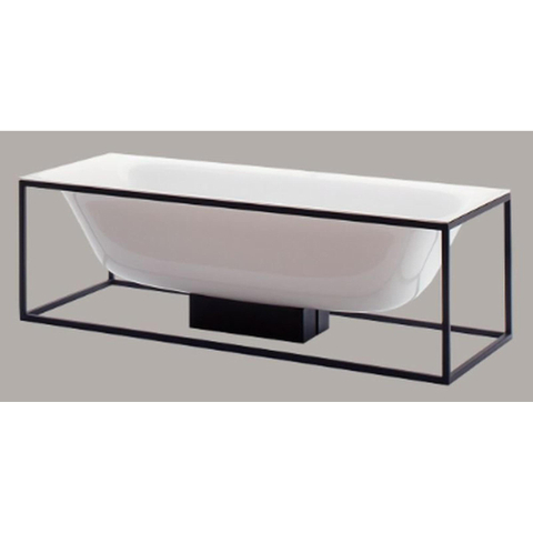Bette Lux shape cadre pour baignoire 180cm noir SW89796