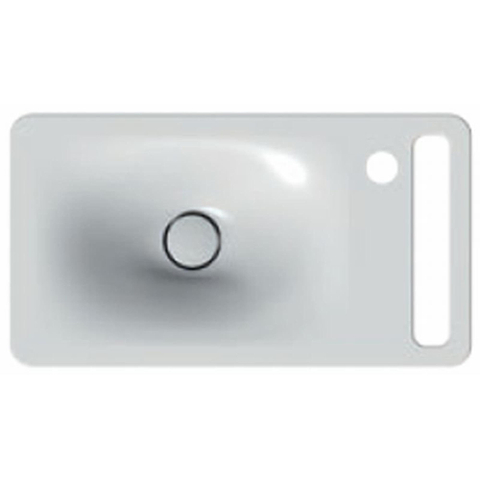 Royal Plaza Hallum Lavabo 40x22cm avec 1 trou de robinet sans trop-plein sable SW73087