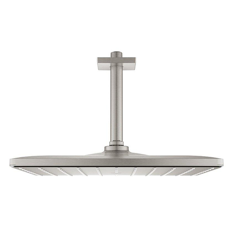 Grohe Rainshower Mono 310 Cube Hoofddouche - 31x 31cm - 1 straalsoort - plafondarm 14.2cm - Supersteel (RVS) SW438887