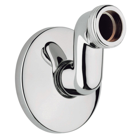 Grohe S-koppeling - met rozet - per stuk - 1/2x3/4 inch - chroom 0433766