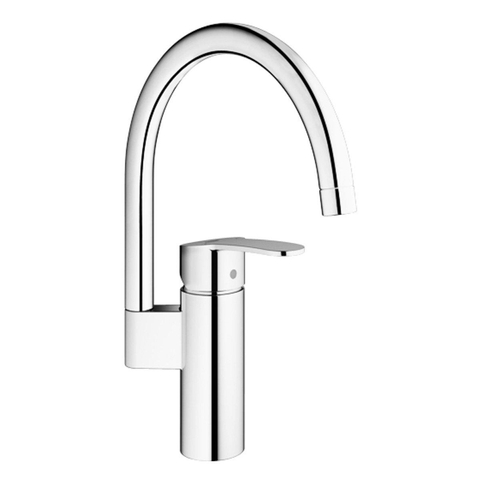 GROHE Eurostyle Cosmopolitan 1 gats keukenkraan - met hoge draaibare uitloop - chroom 0442287