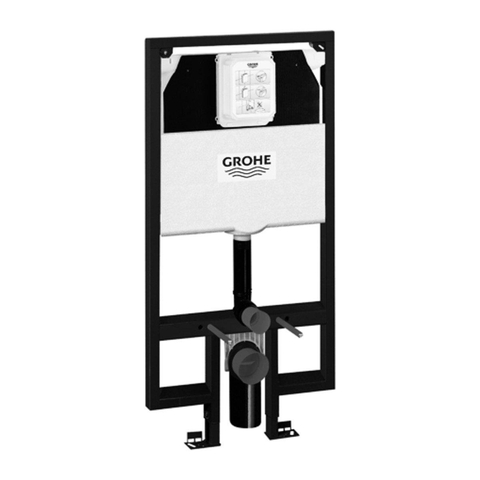 Grohe Rapid SL WC-element - voor voorwand- of systeemwandmontage - 113cm - inclusief wandbevestiging - voor smalle kleine ruimtes - inbouwdiepte 95mm 0465069