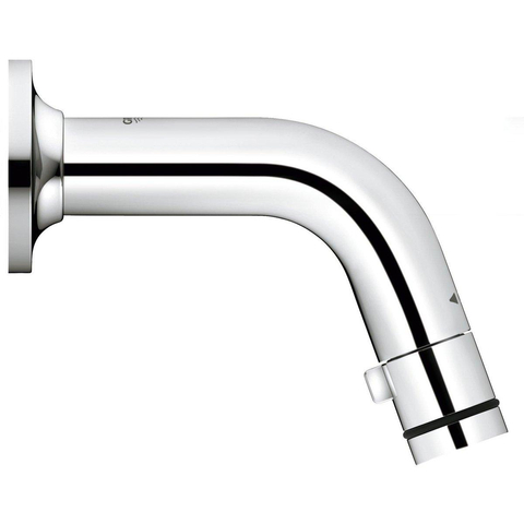 Grohe Universal Toiletkraan - wandmodel - 1/2 inch - uitloop 10cm - chroom 0437426