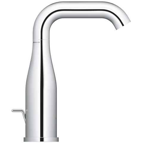 GROHE Essence New Robinet de lavabo 1 trou M size avec bec haut tournant et tirette EcoJoy avec carteouche 28mm chrome 0442574
