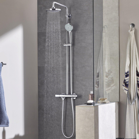 GROHE Euphoria Cosmopolitan 180 Tête de douche - 18cm - 1 type de jet - chrome 0437742