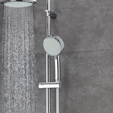 GROHE Tempesta Cosmopolitan Douche de pluie avec douche de tête et douchette à main chrome 0442241