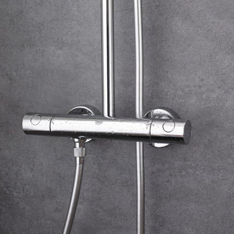 GROHE Tempesta Cosmopolitan Douche de pluie avec douche de tête et douchette à main chrome 0442241