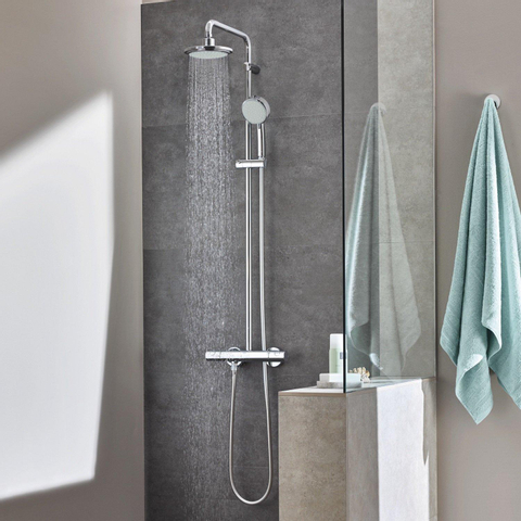 GROHE Tempesta Cosmopolitan Douche de pluie avec douche de tête et douchette à main chrome 0442241