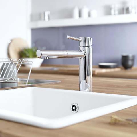 GROHE Concetto Mitigeur de cuisine - bec extractible - chromé 0436203