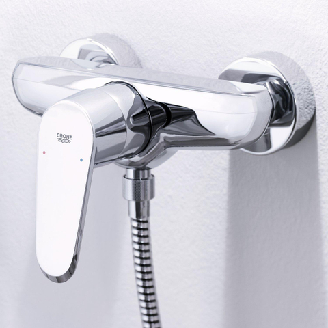 Grohe Eurodisc Cosmopolitan Douchekraan - met koppelingen - chroom 0437710
