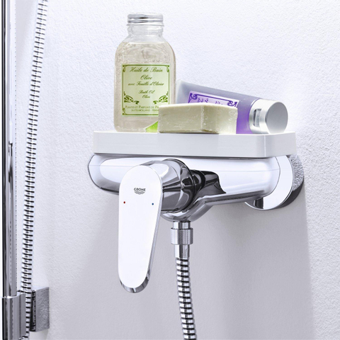Grohe Eurodisc Cosmopolitan Douchekraan - met koppelingen - chroom 0437710